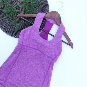 Lululemon Women’s Tank Scoop Neck Top Ultra Violet Athletic 4